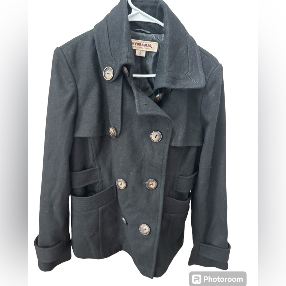 Women’s Peacoat size large by hydraulic